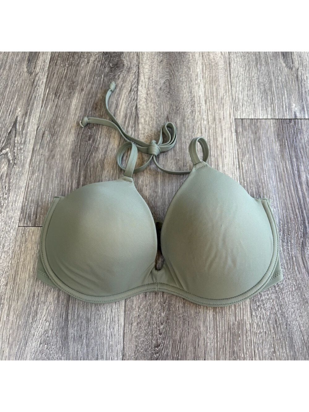 PINK Victoria's Secret Olive Swim Top